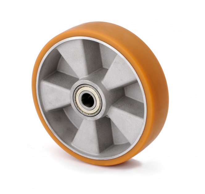 Колесо KAMA без кронштейна з кульковим підшипником 150 мм (44-150х50-B), фото 1