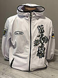 Олімпійка кофта мастерка Bosco Україна Боско Ukraine Біла нова колек, фото 2
