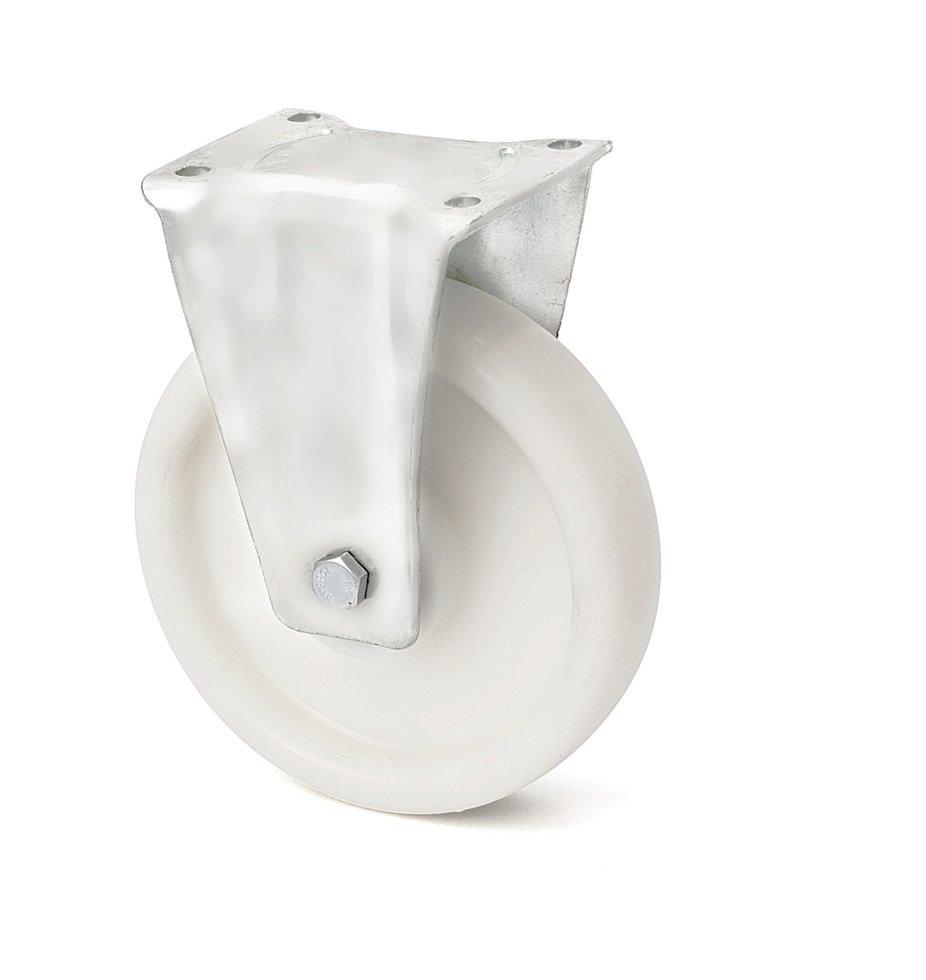 Колесо неповоротне KAMA EXTRA LARGE 2207-ELR-160-B Білий (227160EL), фото 1