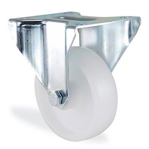 Колесо неповоротне з поліпропілену з кріпильною панеллю KAMA 80 мм (2007-ST-080-Р), фото 1