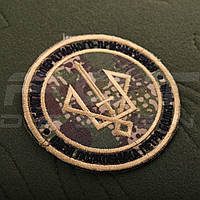 Шеврон НГУ Харків Спартан 3 бригада золото Хижак піксель G-0822