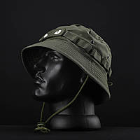 Панама тактична ріп-стоп Перфорація з фіксатором Хакі