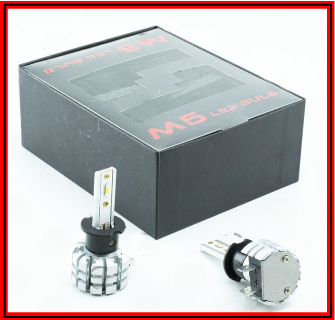 Світлодіодні LED-лампи для авто Megalight H3 12 V-24 V M5 6500 K 20 W радіатор