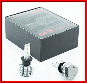 Світлодіодні LED-лампи для авто Megalight H3 12 V-24 V M5 6500 K 20 W радіатор