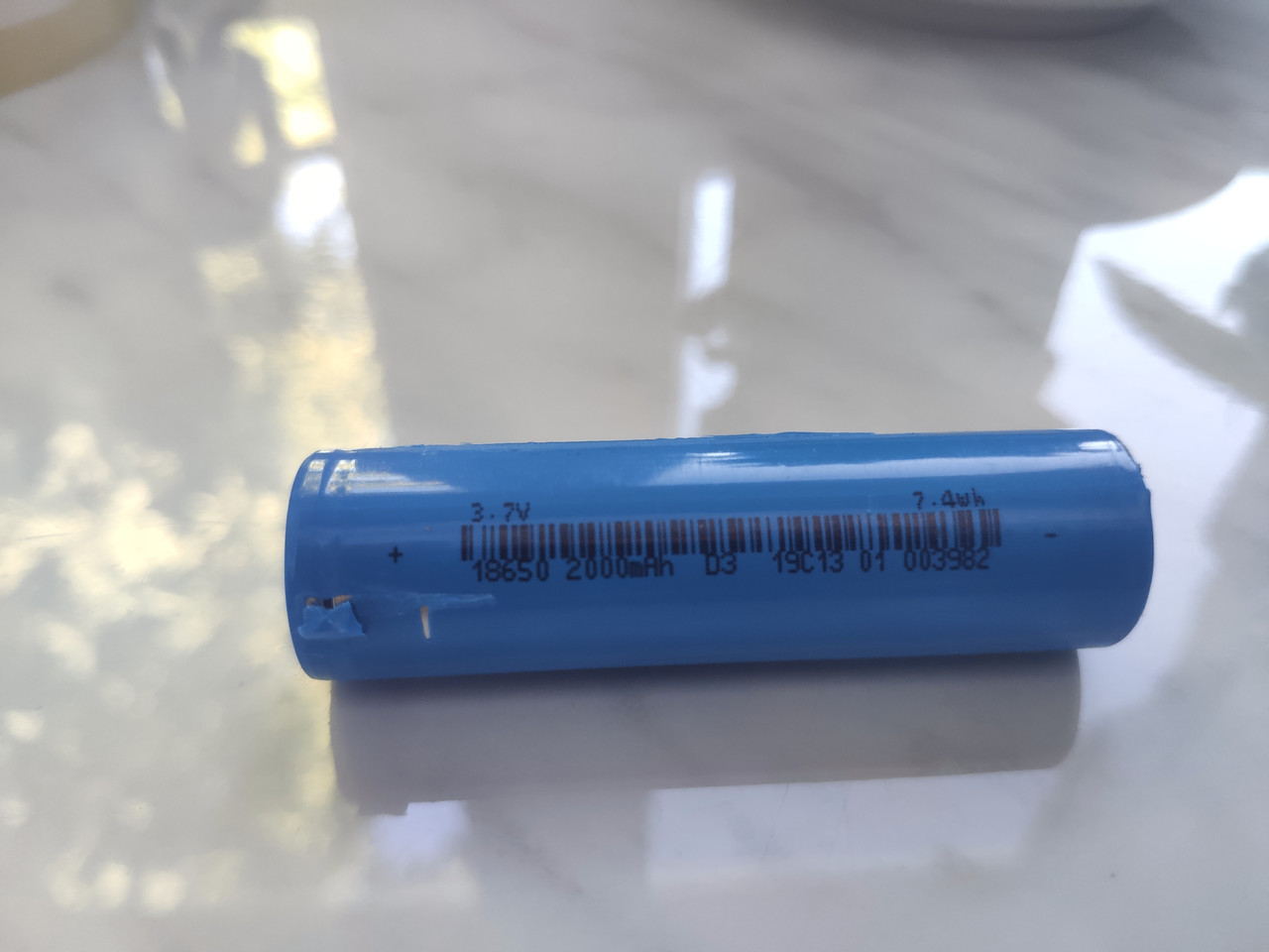 Акумулятори 18650 / Реальні 1300 mAh / Li-ion 3,7 V / Б/У, фото 1