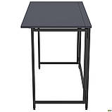 Стіл письмовий-фісний Fold FL-1000 розкладний дсп антрацит, фото 5