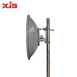 Антена параболічна WiMAX XJS-DP-D4865-33X MIMO WiFi 4.8-6.5GHz 33dBi, 50W, 2xSMA ретранслятор сигналу 30км, фото 4