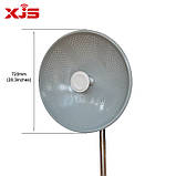Антена параболічна WiMAX XJS-DP-D4865-33X MIMO WiFi 4.8-6.5GHz 33dBi, 50W, 2xSMA ретранслятор сигналу 30км, фото 3
