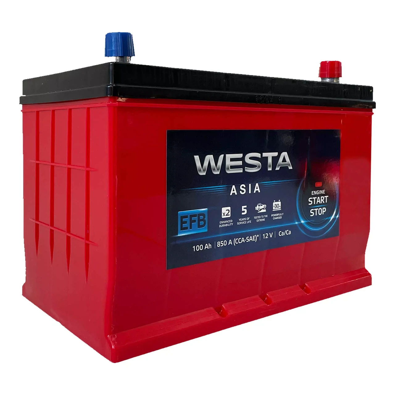 Автомобільний акумулятор Westa 6CT-100Ah EFB ASIA АзЕ (WAE100)