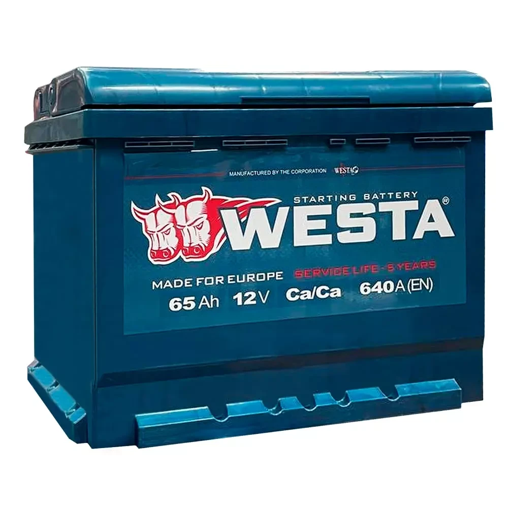 Автомобільний акумулятор WESTA 6CT-65Аh АзЕ (WPR6500L2)