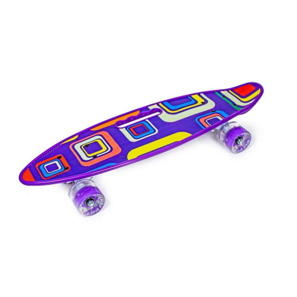 Скейт Penny Board «Picasso» Bambi 1573464681 колеса зі світлом 70 кг, Toyman, фото 1
