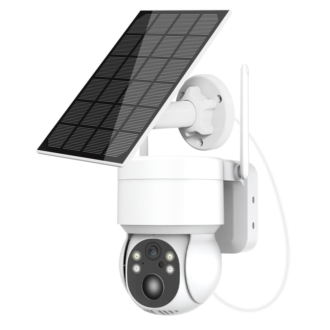 Вулична WiFi камера відеоспостереження із сонячною панеллю TQ2 ICSEE Портативна камера відеоспостереження 2Мп, фото 1