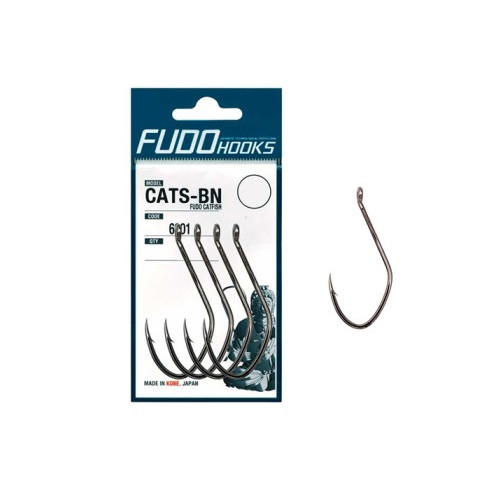 Гачки Fudo Catfish Black 5/0 (6 шт.), фото 1
