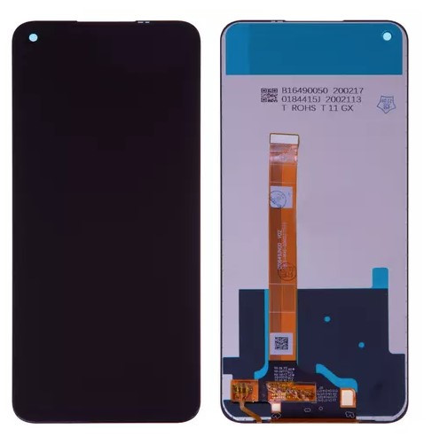 Дисплей для Realme 6, чорний, без рамки