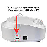 Манікюрний фрезер для апаратного манікюру Micro-NX 201n-35000 об/хв (ручка 170P) ОРИГІНАЛ, фото 5