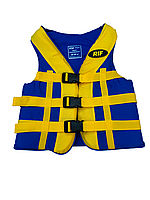 Страхувальний, рятувальний жилет RIF «Profi» 30-50кг синьо-жовтий