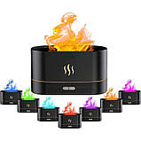 Зволожувач повітря RIAS DQ-701A RGB з ефектом полум'я 180ml Black (3_05008), фото 3