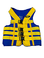 Страхувальний, рятувальний жилет RIF «Profi» 70-90кг синьо-жовтий