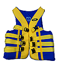 Страхувальний, рятувальний жилет RIF «Profi» 90-110кг  синьо-жовтий, фото 2