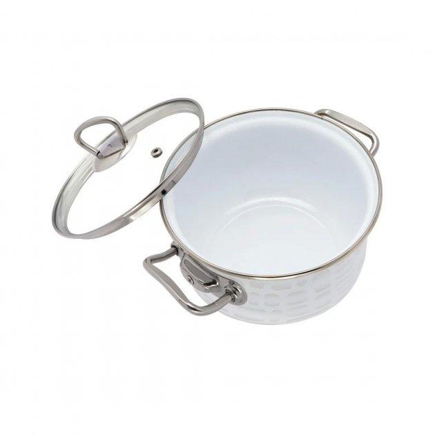 Каструля емальована Interos Ренесанс d-16 см 2,1 л 2957-2,1, фото 1