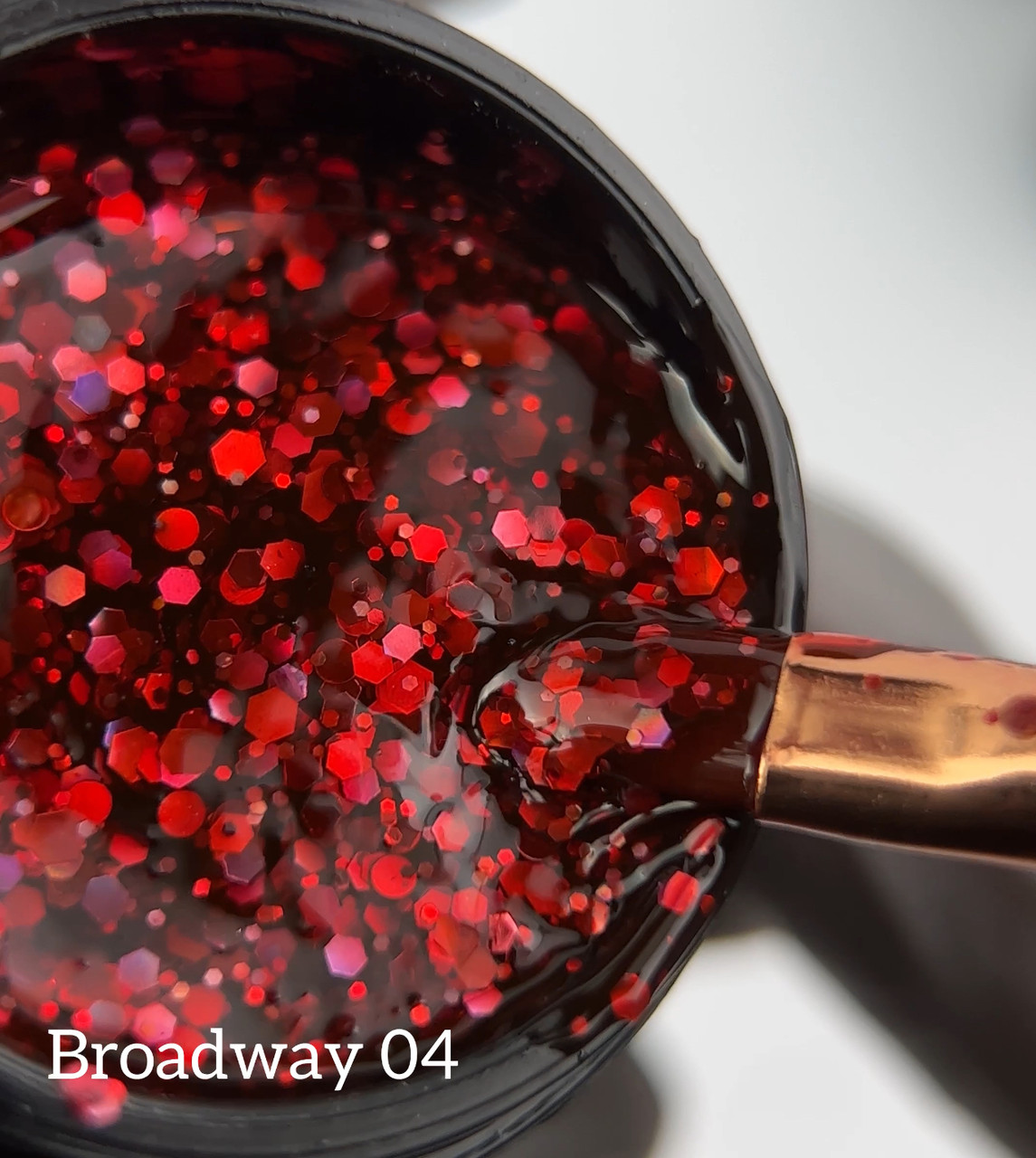 Гліттер гель by DANNY колекція "Broadway" №04 8 ml, фото 1