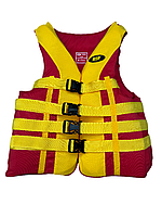 Страхувальний, рятувальний жилет RIF «Profi» 90-110кг червоно-жовтий