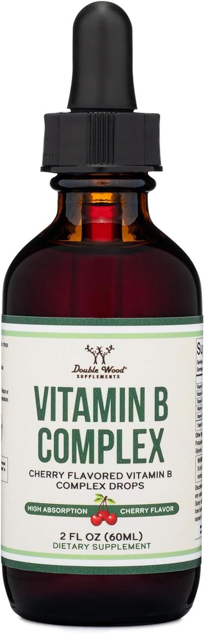 Double Wood Vitamin B Complex / Комплекс вітамінів групи Б смак вишні 60 мл