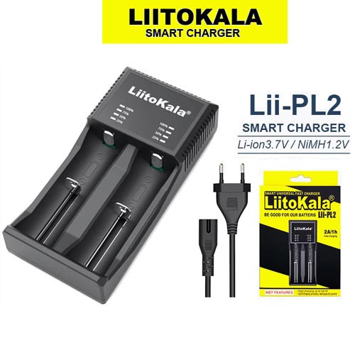 Зарядний пристрій LiitoKala Lii-PL2 для зарядки акумуляторів NiMH та Li-ion різних розмірів