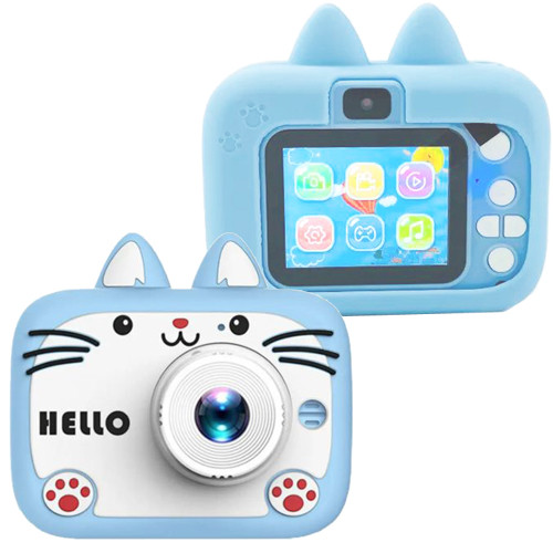 Фотоапарат дитячий цифровий фото відео камера для дітей з іграми Cat X900 Premium
