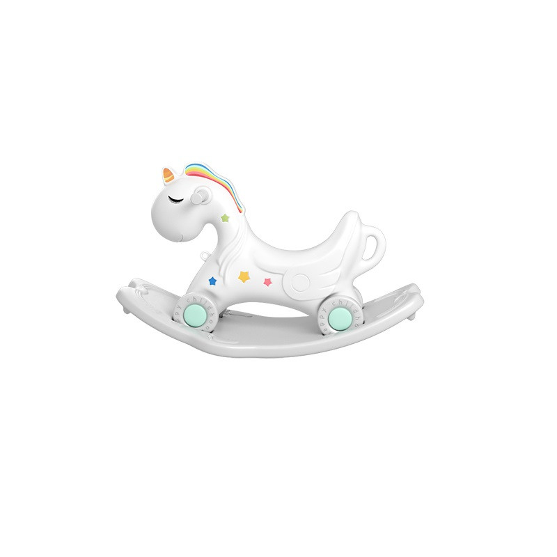 Дитяча конячка гойдалка BabyPlayPen Унісекс Музична 1348446616 Білий, фото 1