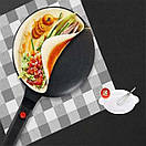 Електроблинниця Сковорідка для млинців погружна Pancake Pan AuraHome, фото 5