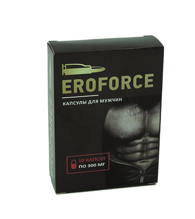 Ерофорс Eroforce капсули для підтримки потенції тонус витривалість лібідо натуральний комплекс формула, фото 1