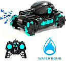 Танк всюдихід іграшка на радіокеруванні стріляючий водяними кулями СП 098 Green AuraHome, фото 2