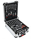 Універсальний набір інструментів 187 предметів у валізі на колесах багатофункціональний ключі викрутки молоток AuraHome, фото 2