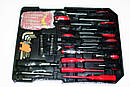 Універсальний набір інструментів 187 предметів у валізі на колесах багатофункціональний ключі викрутки молоток AuraHome, фото 10
