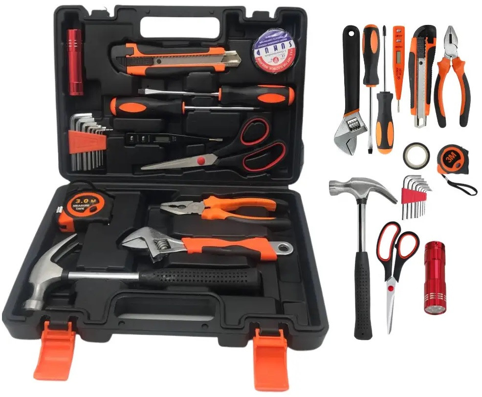 Набір інструментів у кейсі із 21 предметів для дому AuraHome, фото 1