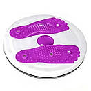 Тренажер диск балансувальний-масажер Waisttwisting Фітнес твістер AuraHome, фото 7