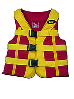 Страхувальний, рятувальний жилет RIF «Profi» 50-70кг червоно-жовтий