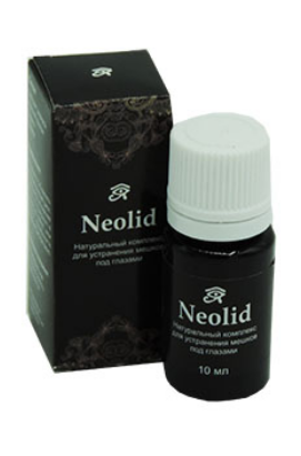 Сироватка під очі проти мішків припухлості темних кіл розгладження догляд Неолід комплекс Neolid, фото 1