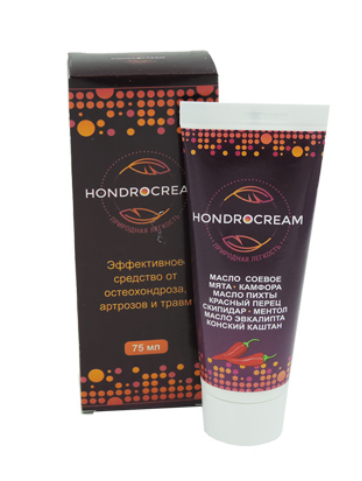 Hondrocream крем від остеохондрозу артрозів і травм Хондрокрем від болю в суглобах, фото 1