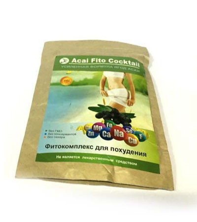 Acai Fito Cocktail Ягоди Асаї для схуднення Асаї Фіто Коктейль для схуднення, фото 1