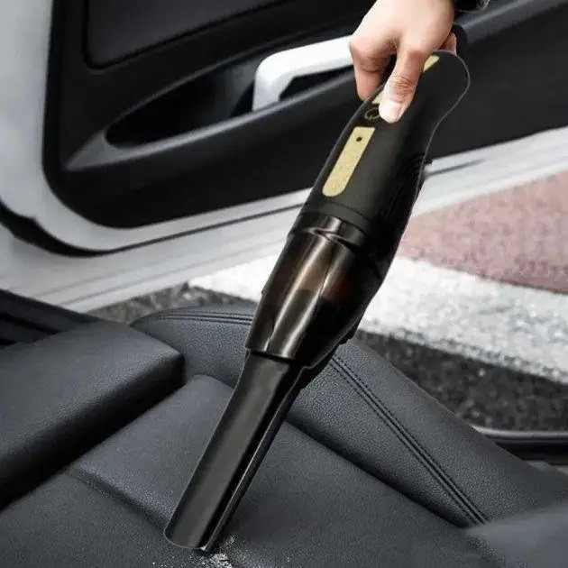 Автопилосос з вбудованим акумулятором Пилосос для авто 2 насадки CAR VACUUM CLEANER HY05