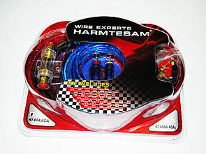 Набір проводів для підсилювача сабвуфера автомобільних динаміків HT-668 (6GA) AuraHome