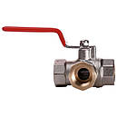 Кран триходовий Solomon DN 1/2" (T-затвор) на 3 положення 1095, фото 3