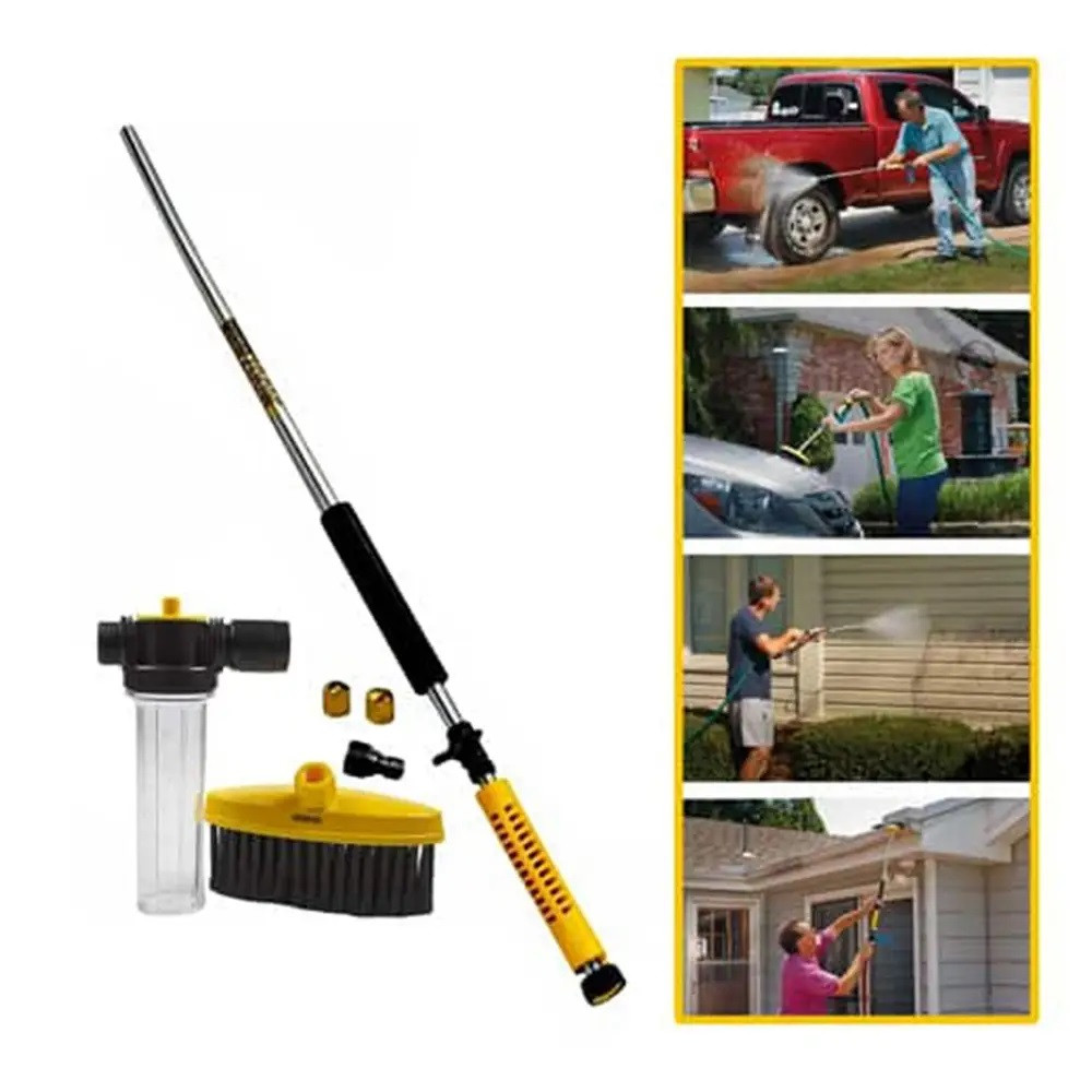 Насадка на шланг для миття машини високого тиску автомобільна мінімийка Water Zoom AuraHome, фото 1