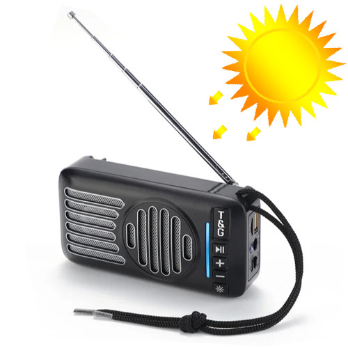 Bluetooth колонка портативна радіо на сонячній батареї бездротові динаміки TG368