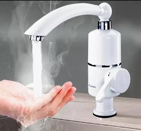 Проточний водонагрівач кран бойлер нижне підключення Instant Heating Faucet AuraHome, фото 1