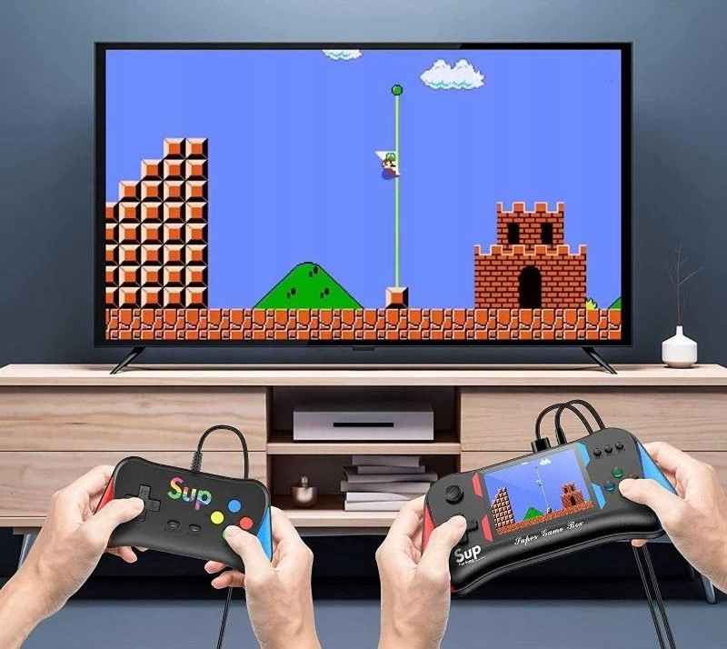 Ігрова Приставка 500 ігор консоль с джойтиком SUP X7M 35" AuraHome, фото 1