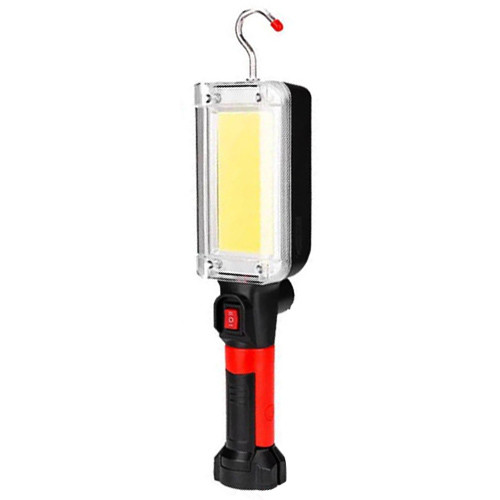 Фонарь WORKLIGHT ZJ-8859-COB-2 ЗУ Type-C 2x18650 3 магнита прищепка крюк