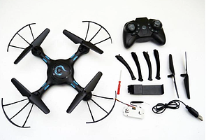 Квадрокоптер дрон на радіокеруванні з WiFi камерою QY66-X05